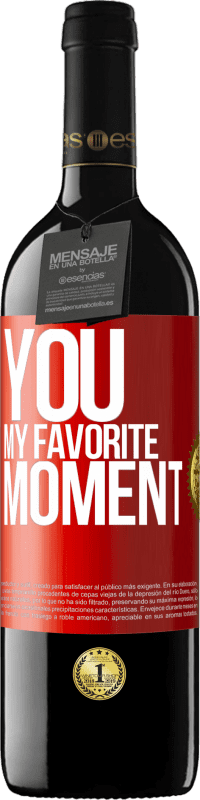39,95 € Free Shipping | Red Wine RED Edition MBE Reserve You. My favorite moment Red Label. Customizable label Reserve 12 Months Harvest 2016 Tempranillo
