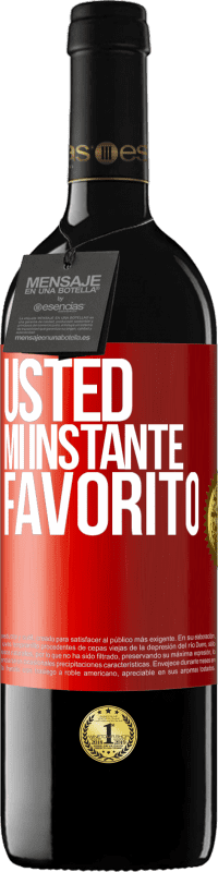 Envío gratis | Vino Tinto Edición RED MBE Reserva Usted. Mi instante favorito Etiqueta Roja. Etiqueta personalizable Reserva 12 Meses Cosecha 2014 Tempranillo