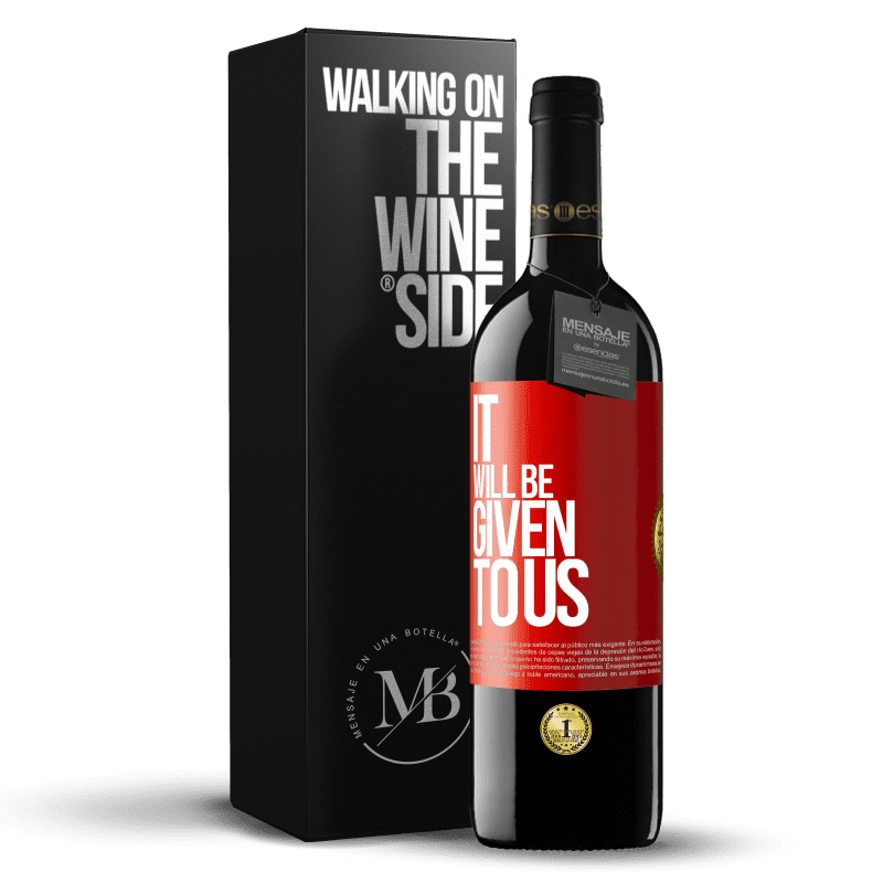 39,95 € Free Shipping | Red Wine RED Edition MBE Reserve It will be given to us Red Label. Customizable label Reserve 12 Months Harvest 2014 Tempranillo