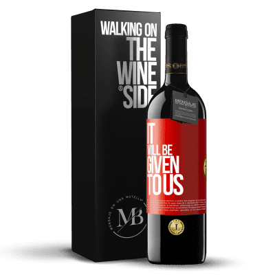 «It will be given to us» RED Edition MBE Reserve