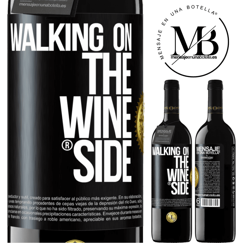 39,95 € 送料無料 | 赤ワイン REDエディション MBE 予約する Walking on the Wine Side® ブラックラベル. カスタマイズ可能なラベル 予約する 12 月 収穫 2015 Tempranillo