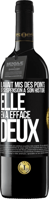 39,95 € | Vin rouge Édition RED MBE Réserve Il avait mis des points de suspension à son histoire, elle en a effacé deux Étiquette Noire. Étiquette personnalisable Réserve 12 Mois Récolte 2015 Tempranillo