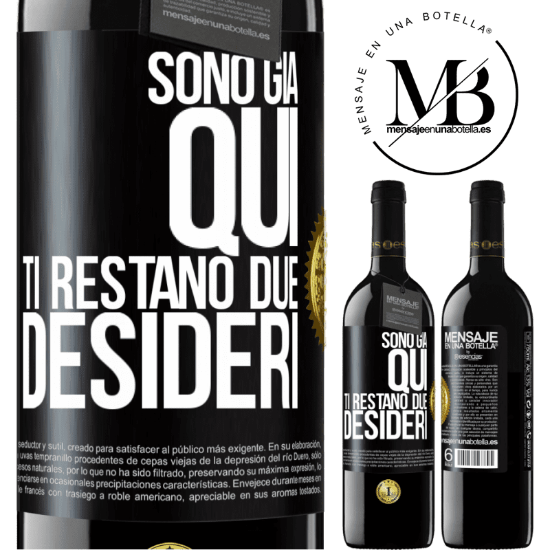 39,95 € Spedizione Gratuita | Vino rosso Edizione RED MBE Riserva Sono già qui. Ti restano due desideri Etichetta Nera. Etichetta personalizzabile Riserva 12 Mesi Raccogliere 2015 Tempranillo