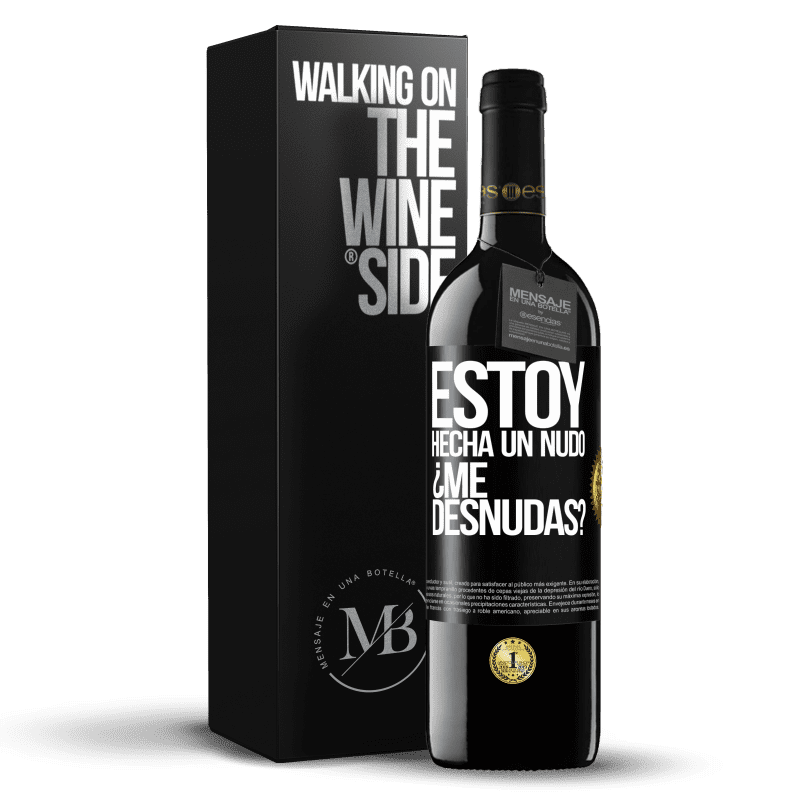 39,95 € Spedizione Gratuita | Vino rosso Edizione RED MBE Riserva Estoy hecha un nudo. ¿Me desnudas? Etichetta Nera. Etichetta personalizzabile Riserva 12 Mesi Raccogliere 2015 Tempranillo