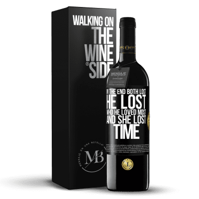 «In the end, both lost. He lost who he loved most, and she lost time» RED Edition MBE Reserve