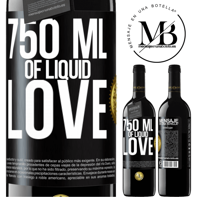 39,95 € Free Shipping | Red Wine RED Edition MBE Reserve 750 ml of liquid love Black Label. Customizable label Reserve 12 Months Harvest 2016 Tempranillo