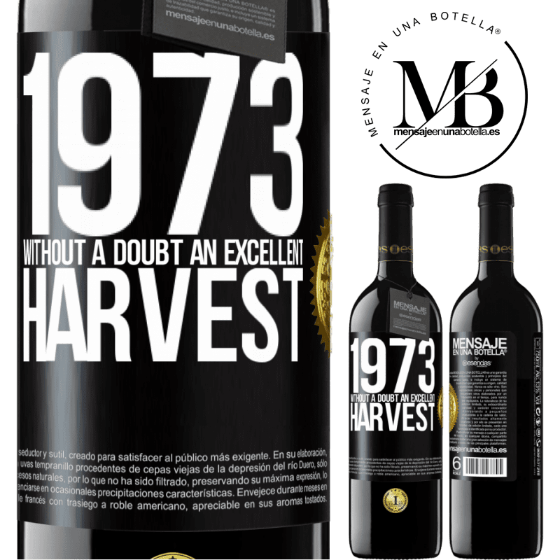 24,95 € Free Shipping | Red Wine RED Edition Crianza 6 Months 1973. Without a doubt, an excellent harvest Black Label. Customizable label Aging in oak barrels 6 Months Harvest 2019 Tempranillo
