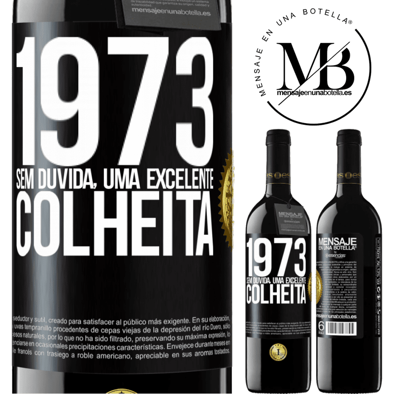 39,95 € Envio grátis | Vinho tinto Edição RED MBE Reserva 1973. Sem dúvida, uma excelente colheita Etiqueta Preta. Etiqueta personalizável Reserva 12 Meses Colheita 2014 Tempranillo