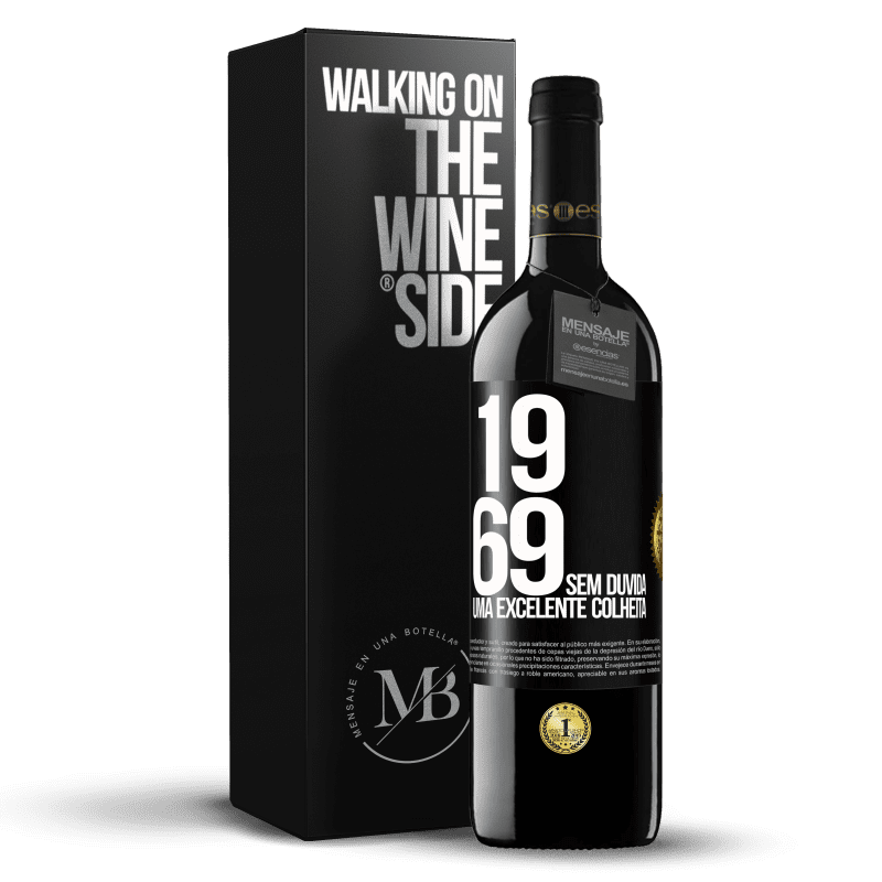 39,95 € Envio grátis | Vinho tinto Edição RED MBE Reserva 1969. Sem dúvida, uma excelente colheita Etiqueta Preta. Etiqueta personalizável Reserva 12 Meses Colheita 2016 Tempranillo