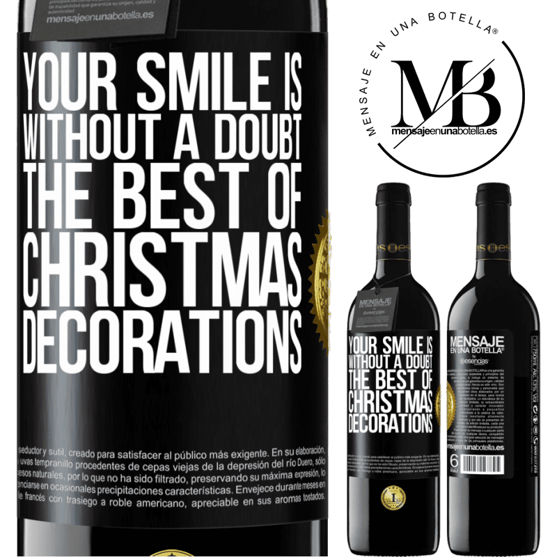 39,95 € Free Shipping | Red Wine RED Edition MBE Reserve Your smile is, without a doubt, the best of Christmas decorations Black Label. Customizable label Reserve 12 Months Harvest 2016 Tempranillo