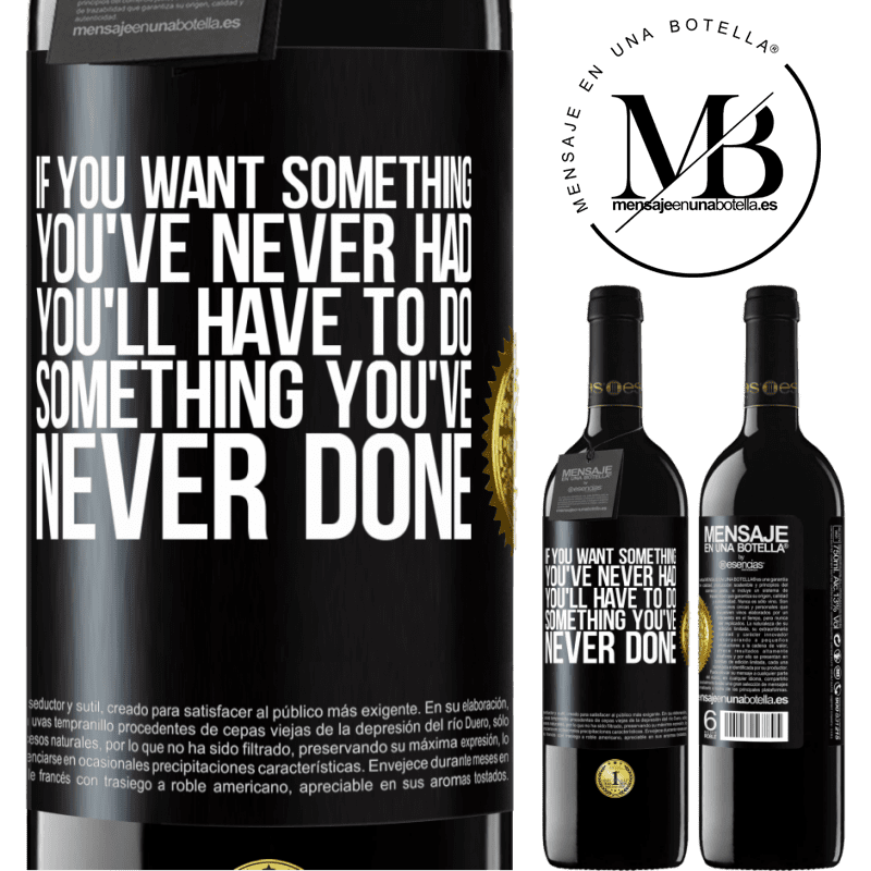 39,95 € Free Shipping | Red Wine RED Edition MBE Reserve If you want something you've never had, you'll have to do something you've never done Black Label. Customizable label Reserve 12 Months Harvest 2016 Tempranillo