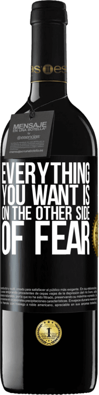 39,95 € | 赤ワイン REDエディション MBE 予約する あなたが望むものはすべて恐怖の向こう側にある ブラックラベル. カスタマイズ可能なラベル 予約する 12 月 収穫 2016 Tempranillo