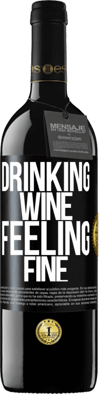 39,95 € Free Shipping | Red Wine RED Edition MBE Reserve Drinking wine, feeling fine Black Label. Customizable label Reserve 12 Months Harvest 2016 Tempranillo