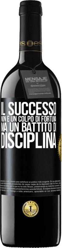 39,95 € | Vino rosso Edizione RED MBE Riserva Il successo non è un colpo di fortuna, ma un battito di disciplina Etichetta Nera. Etichetta personalizzabile Riserva 12 Mesi Raccogliere 2015 Tempranillo