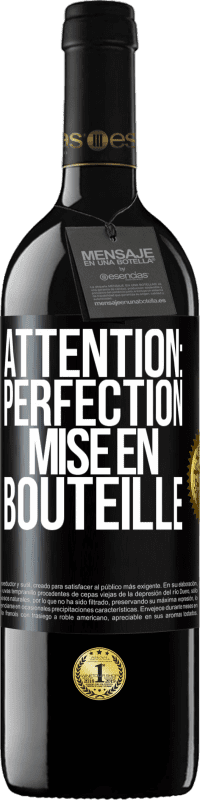 39,95 € | Vin rouge Édition RED MBE Réserve Attention: perfection mise en bouteille Étiquette Noire. Étiquette personnalisable Réserve 12 Mois Récolte 2015 Tempranillo