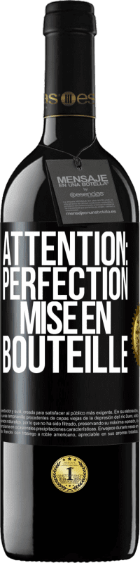 39,95 € | Vin rouge Édition RED MBE Réserve Attention: perfection mise en bouteille Étiquette Noire. Étiquette personnalisable Réserve 12 Mois Récolte 2016 Tempranillo