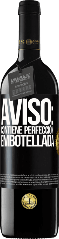 39,95 € | Vino Tinto Edición RED MBE Reserva Aviso: contiene perfección embotellada Etiqueta Negra. Etiqueta personalizable Reserva 12 Meses Cosecha 2014 Tempranillo