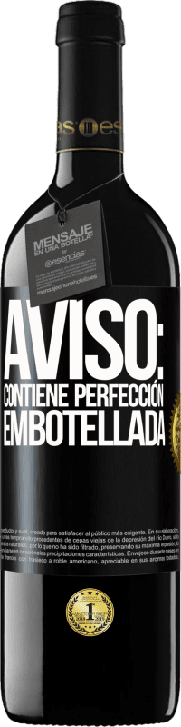 39,95 € | Vino Tinto Edición RED MBE Reserva Aviso: contiene perfección embotellada Etiqueta Negra. Etiqueta personalizable Reserva 12 Meses Cosecha 2016 Tempranillo