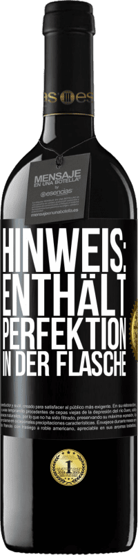 39,95 € | Rotwein RED Ausgabe MBE Reserve Hinweis: Enthält Perfektion in der Flasche Schwarzes Etikett. Anpassbares Etikett Reserve 12 Monate Ernte 2015 Tempranillo