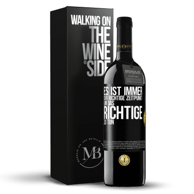 «Es ist immer der richtige Zeitpunkt, um das Richtige zu tun» RED Ausgabe MBE Reserve