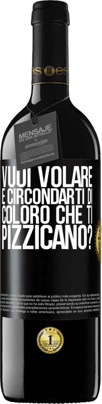 39,95 € | Vino rosso Edizione RED MBE Riserva vuoi volare e circondarti di coloro che ti pizzicano? Etichetta Nera. Etichetta personalizzabile Riserva 12 Mesi Raccogliere 2015 Tempranillo