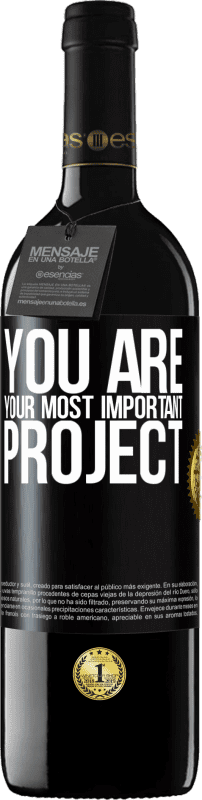 39,95 € | Red Wine RED Edition MBE Reserve You are your most important project Black Label. Customizable label Reserve 12 Months Harvest 2015 Tempranillo