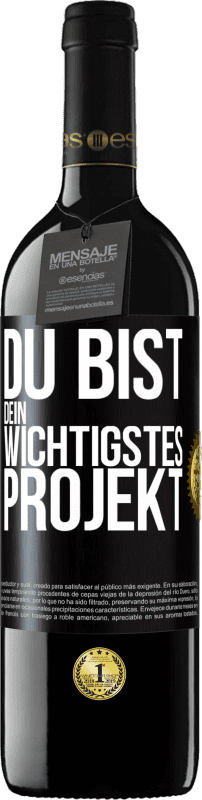 39,95 € | Rotwein RED Ausgabe MBE Reserve Du bist dein wichtigstes Projekt Schwarzes Etikett. Anpassbares Etikett Reserve 12 Monate Ernte 2015 Tempranillo