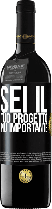 39,95 € | Vino rosso Edizione RED MBE Riserva Sei il tuo progetto più importante Etichetta Nera. Etichetta personalizzabile Riserva 12 Mesi Raccogliere 2015 Tempranillo