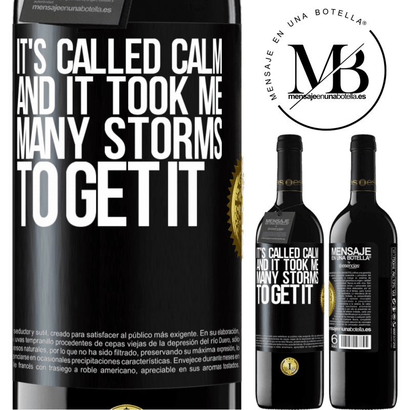 24,95 € Free Shipping | Red Wine RED Edition Crianza 6 Months It's called calm, and it took me many storms to get it Black Label. Customizable label Aging in oak barrels 6 Months Harvest 2019 Tempranillo
