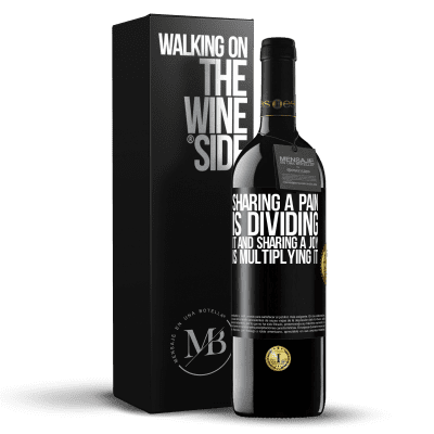 «Sharing a pain is dividing it and sharing a joy is multiplying it» RED Edition MBE Reserve