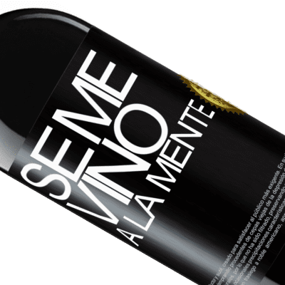 ユニークで個人的な表現. «Se me VINO a la mente…» REDエディション MBE 予約する