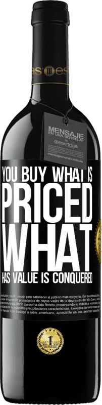 39,95 € Free Shipping | Red Wine RED Edition MBE Reserve You buy what is priced. What has value is conquered Black Label. Customizable label Reserve 12 Months Harvest 2016 Tempranillo