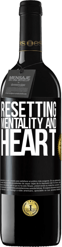 Free Shipping | Red Wine RED Edition MBE Reserve Resetting mentality and heart Black Label. Customizable label Reserve 12 Months Harvest 2014 Tempranillo