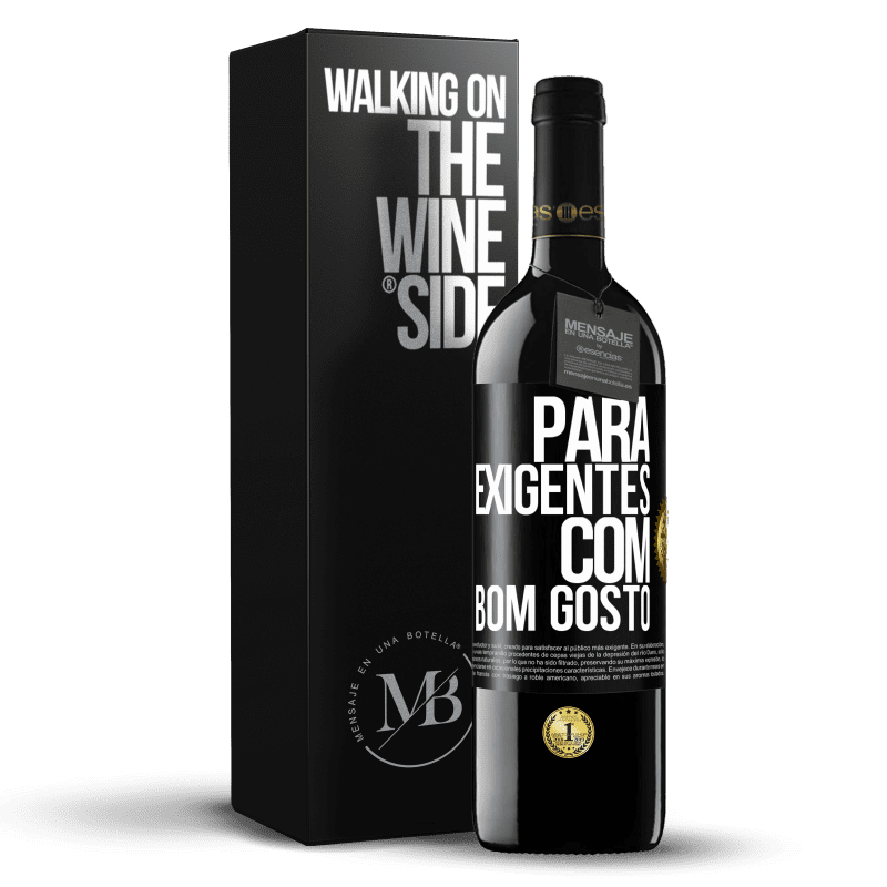 39,95 € Envio grátis | Vinho tinto Edição RED MBE Reserva Para exigentes com bom gosto Etiqueta Preta. Etiqueta personalizável Reserva 12 Meses Colheita 2015 Tempranillo