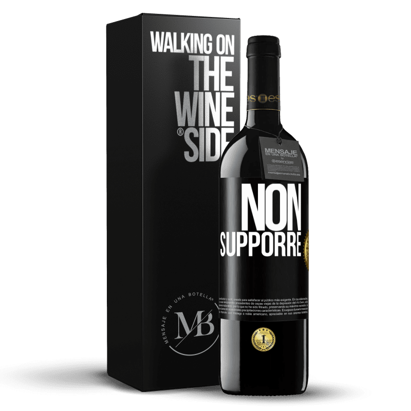 39,95 € Spedizione Gratuita | Vino rosso Edizione RED MBE Riserva Non supporre Etichetta Nera. Etichetta personalizzabile Riserva 12 Mesi Raccogliere 2016 Tempranillo