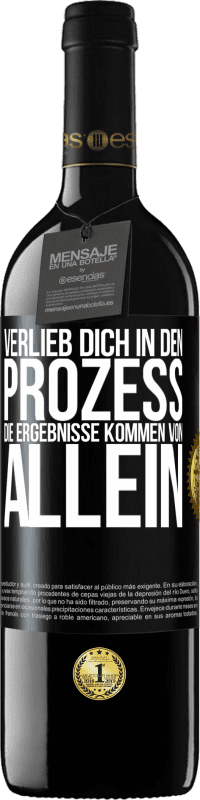 39,95 € Kostenloser Versand | Rotwein RED Ausgabe MBE Reserve Verlieb dich in den Prozess, die Ergebnisse kommen von allein Schwarzes Etikett. Anpassbares Etikett Reserve 12 Monate Ernte 2016 Tempranillo