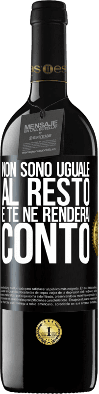 39,95 € Spedizione Gratuita | Vino rosso Edizione RED MBE Riserva Non sono uguale al resto e te ne renderai conto Etichetta Nera. Etichetta personalizzabile Riserva 12 Mesi Raccogliere 2014 Tempranillo