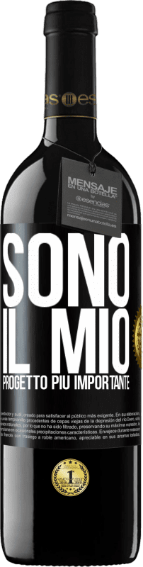 39,95 € | Vino rosso Edizione RED MBE Riserva Sono il mio progetto più importante Etichetta Nera. Etichetta personalizzabile Riserva 12 Mesi Raccogliere 2015 Tempranillo