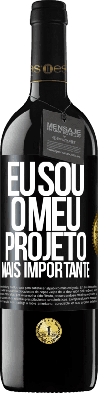 39,95 € | Vinho tinto Edição RED MBE Reserva Eu sou o meu projeto mais importante Etiqueta Preta. Etiqueta personalizável Reserva 12 Meses Colheita 2015 Tempranillo