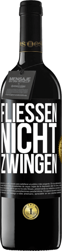 39,95 € Kostenloser Versand | Rotwein RED Ausgabe MBE Reserve Fließen, nicht zwingen Schwarzes Etikett. Anpassbares Etikett Reserve 12 Monate Ernte 2015 Tempranillo