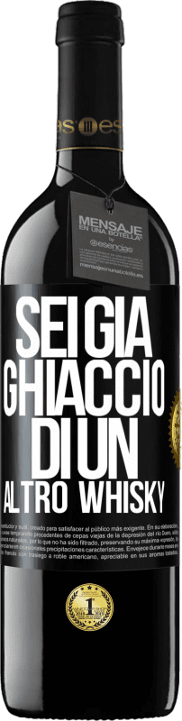 39,95 € | Vino rosso Edizione RED MBE Riserva Sei già ghiaccio di un altro whisky Etichetta Nera. Etichetta personalizzabile Riserva 12 Mesi Raccogliere 2015 Tempranillo