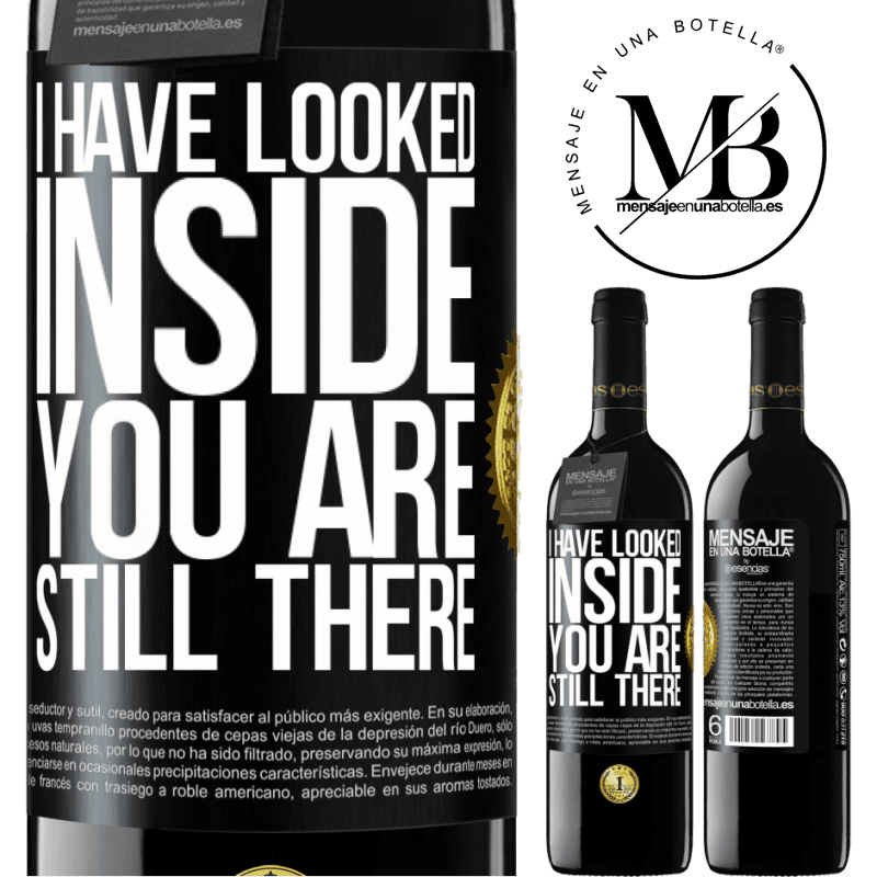 24,95 € Free Shipping | Red Wine RED Edition Crianza 6 Months I have looked inside. You still there Black Label. Customizable label Aging in oak barrels 6 Months Harvest 2019 Tempranillo