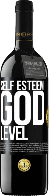 39,95 € | Red Wine RED Edition MBE Reserve Self esteem! God level Black Label. Customizable label Reserve 12 Months Harvest 2014 Tempranillo