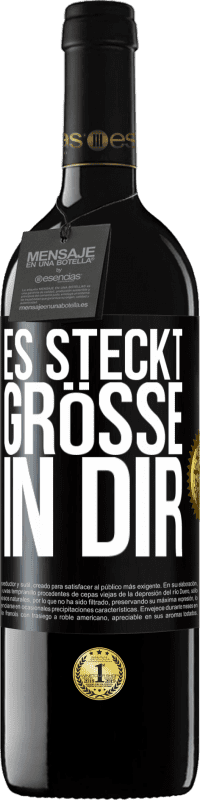 39,95 € | Rotwein RED Ausgabe MBE Reserve Es steckt Größe in dir Schwarzes Etikett. Anpassbares Etikett Reserve 12 Monate Ernte 2016 Tempranillo