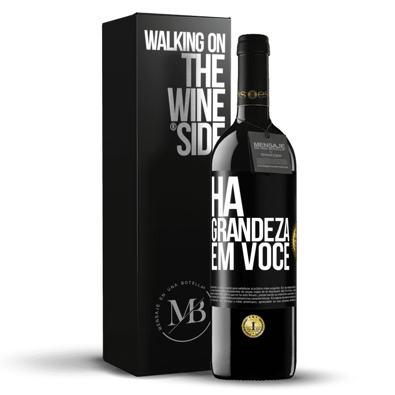 39,95 € Envio grátis | Vinho tinto Edição RED MBE Reserva Há grandeza em você Etiqueta Preta. Etiqueta personalizável Reserva 12 Meses Colheita 2014 Tempranillo