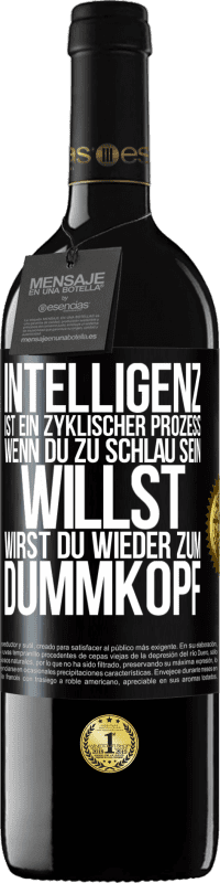 «Intelligenz ist ein zyklischer Prozess. Wenn Du zu schlau sein willst, wirst du wieder zum Dummkopf» RED Ausgabe MBE Reserve