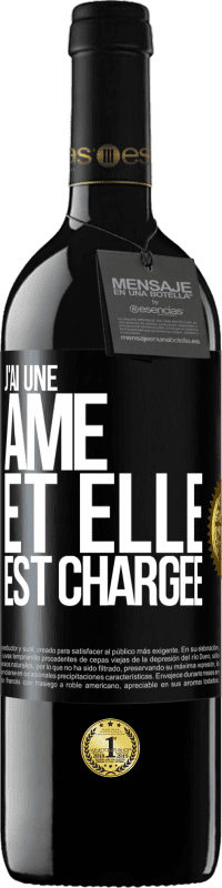 39,95 € Envoi gratuit | Vin rouge Édition RED MBE Réserve J'ai une âme et elle est chargée Étiquette Noire. Étiquette personnalisable Réserve 12 Mois Récolte 2014 Tempranillo