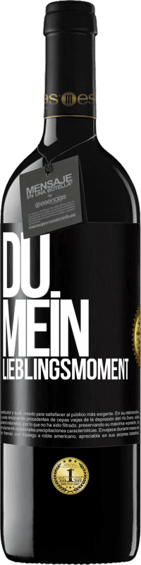 39,95 € Kostenloser Versand | Rotwein RED Ausgabe MBE Reserve Du. Mein Lieblingsmoment Schwarzes Etikett. Anpassbares Etikett Reserve 12 Monate Ernte 2016 Tempranillo