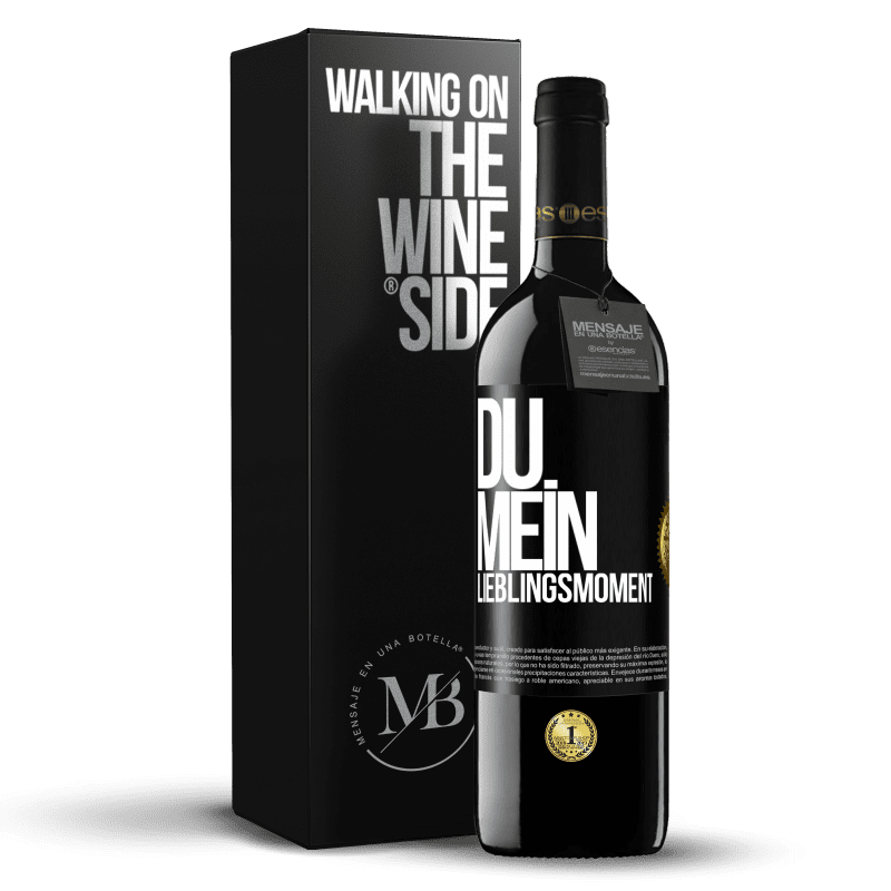 39,95 € Kostenloser Versand | Rotwein RED Ausgabe MBE Reserve Du. Mein Lieblingsmoment Schwarzes Etikett. Anpassbares Etikett Reserve 12 Monate Ernte 2014 Tempranillo