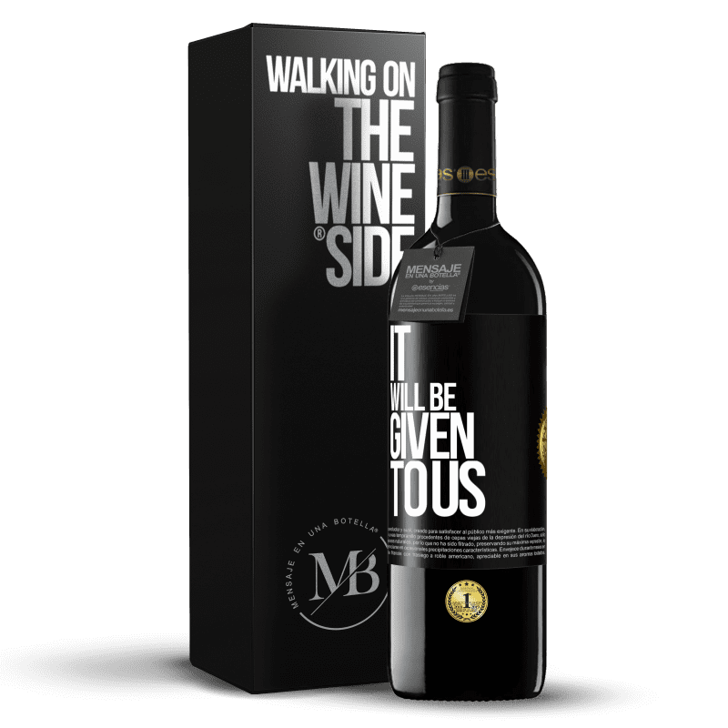 39,95 € Free Shipping | Red Wine RED Edition MBE Reserve It will be given to us Black Label. Customizable label Reserve 12 Months Harvest 2014 Tempranillo